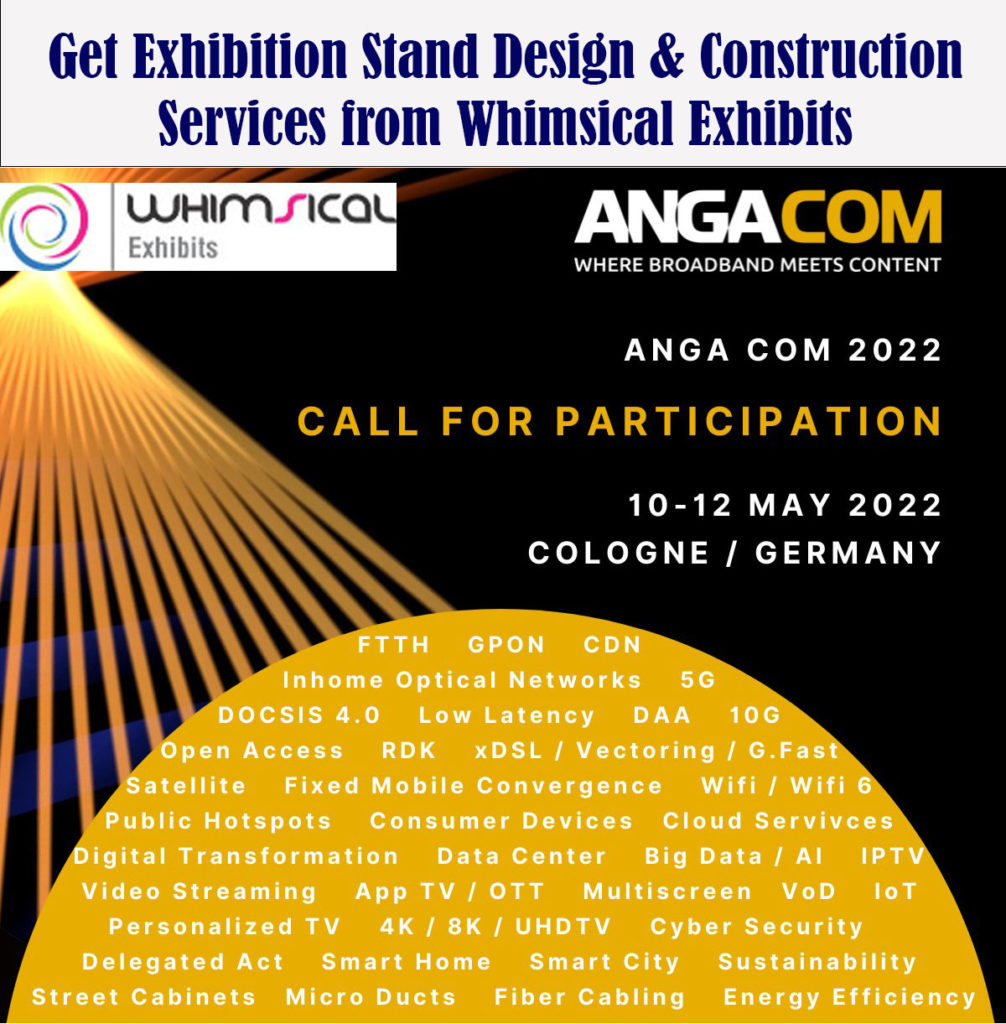 exhibition stand design for angacom
