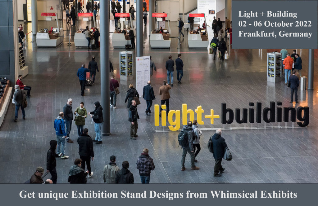 exhibition stand design for light and building 2022