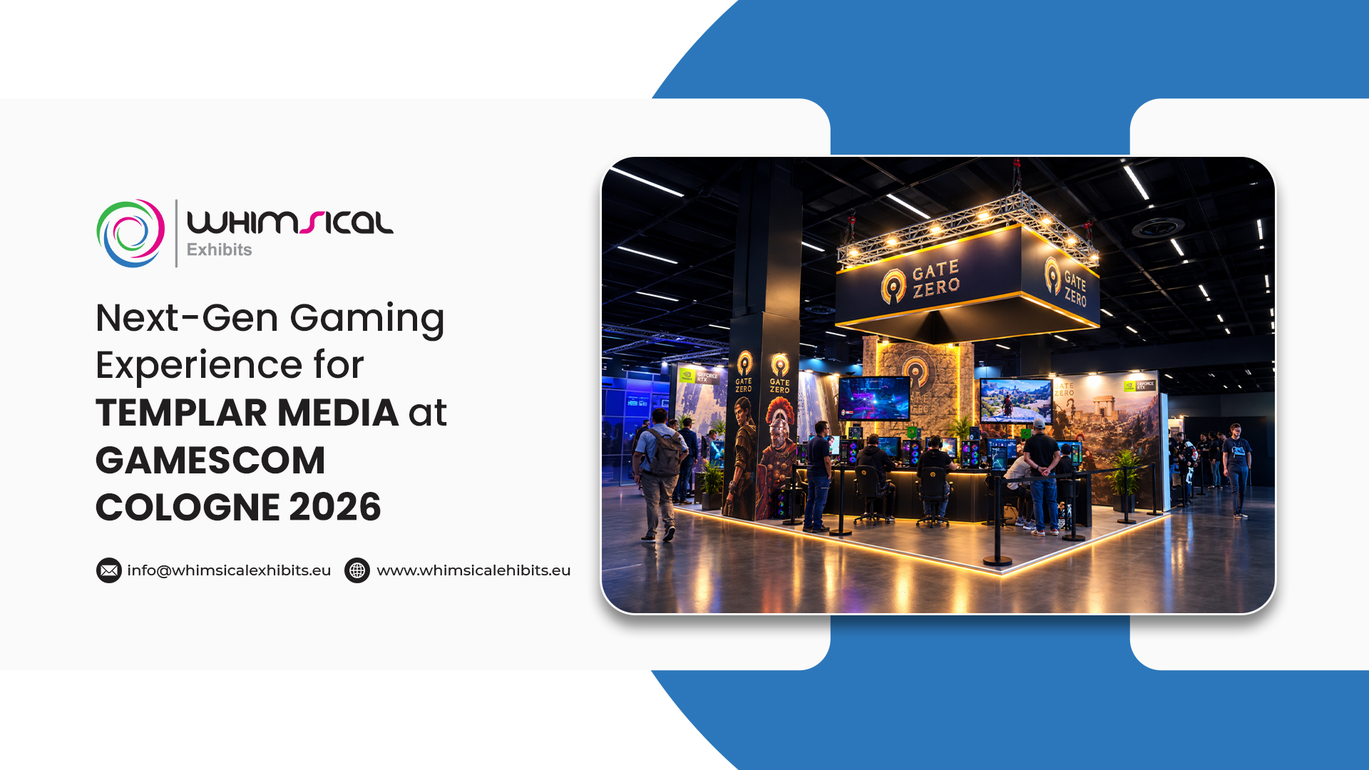 Templar Media exhibition stand at Gamescom 2026