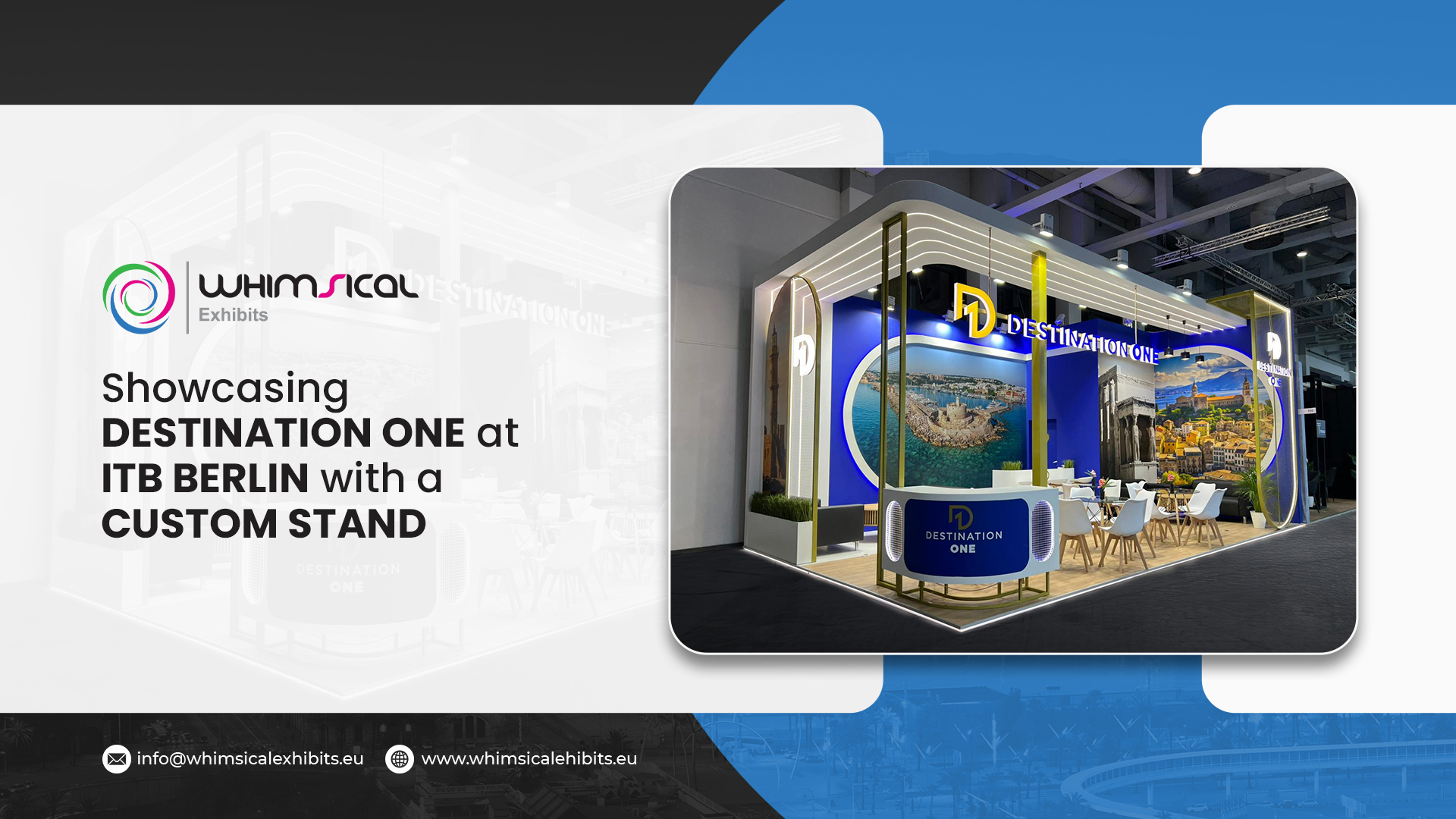 Showcasing Destination One at ITB Berlin with a Custom Stand